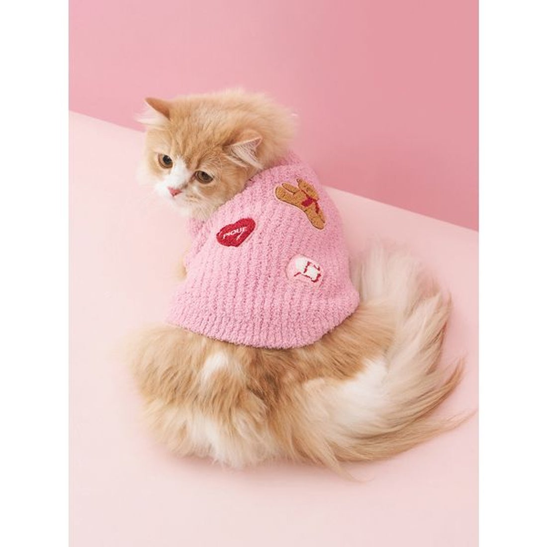 ジェラートピケ gelato pique 【CAT&DOG】ベビモコベアサガラ刺繍プル