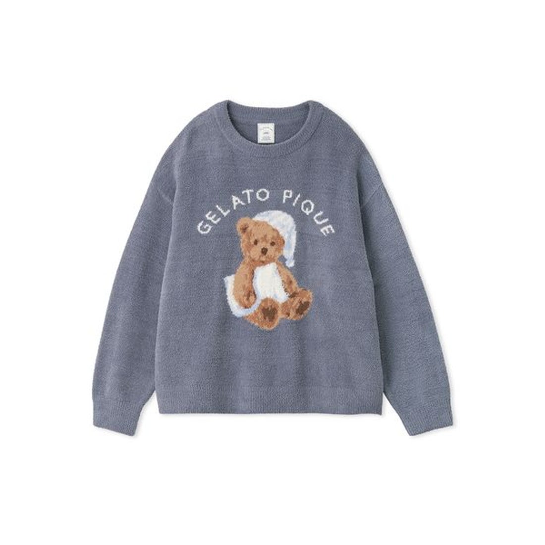 ジェラートピケ gelato pique GOOD NIGHT BEAR ジャガードプルオーバー