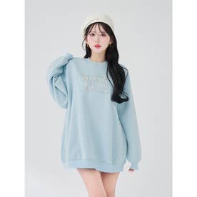 ダーリッチ Darich DDロゴビジュースウェットプルオーバー （サックス