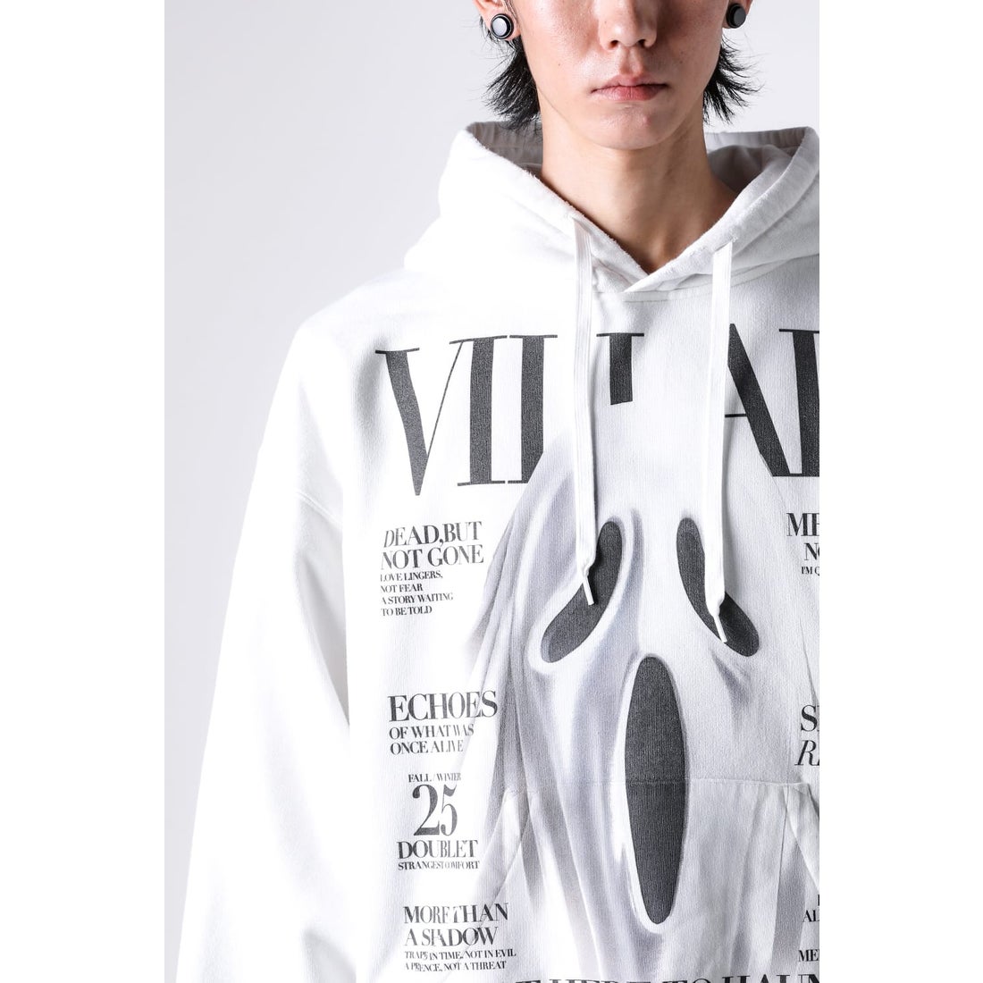 ダブレット doublet Villain Cover Print Hoodie （White
