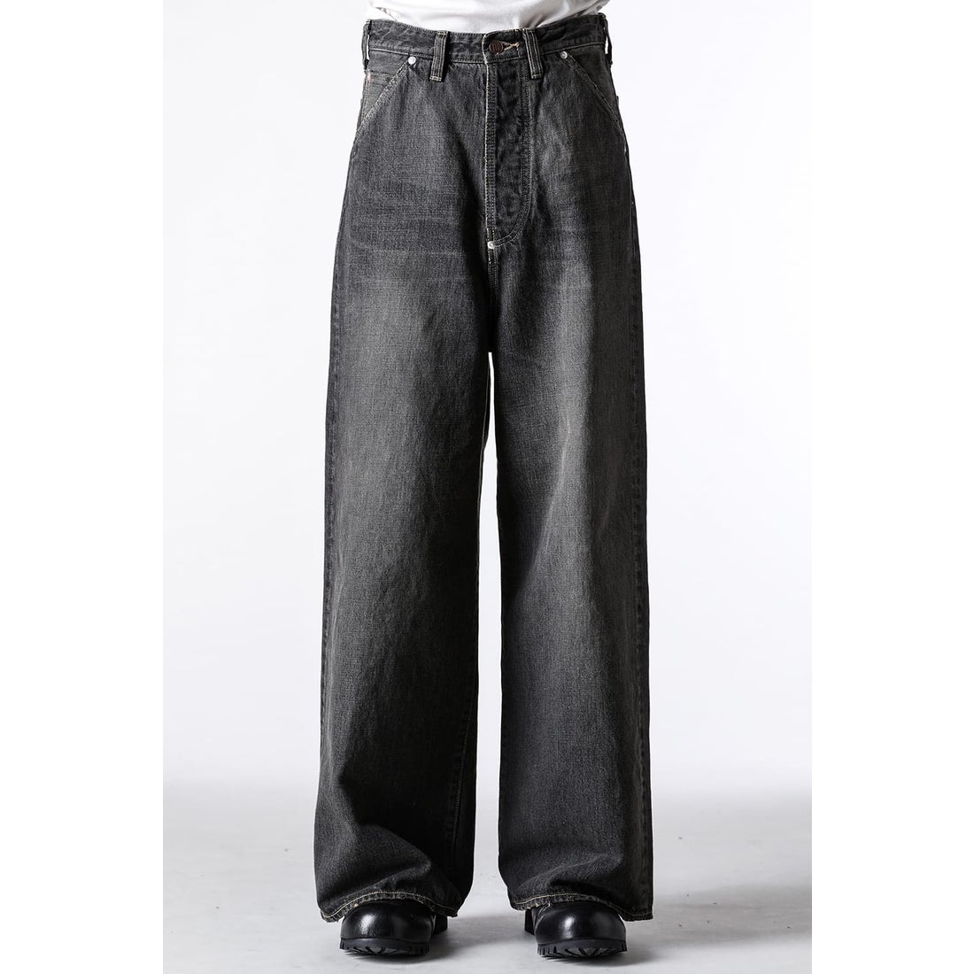 ダイスケ タナベ daisuke tanabe Coffee Black Denim Trousers dstryd