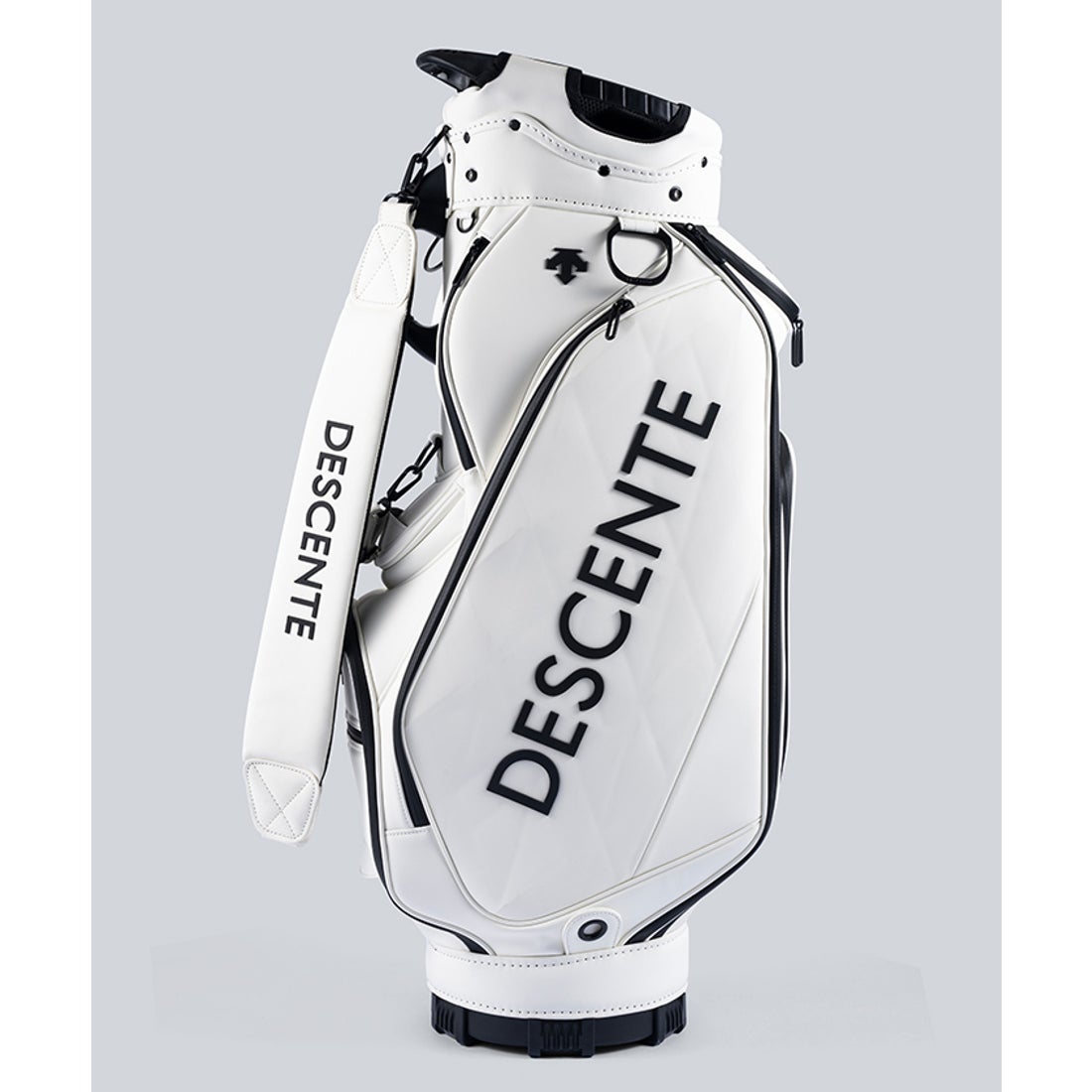 DESCENTE ゴルフバッグ ホワイト デサントゴルフ DESCENTE ゴルフ