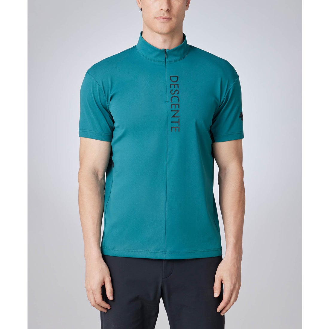 デサントゴルフ DESCENTE ゴルフ スタンドカラーハーフジップ半袖