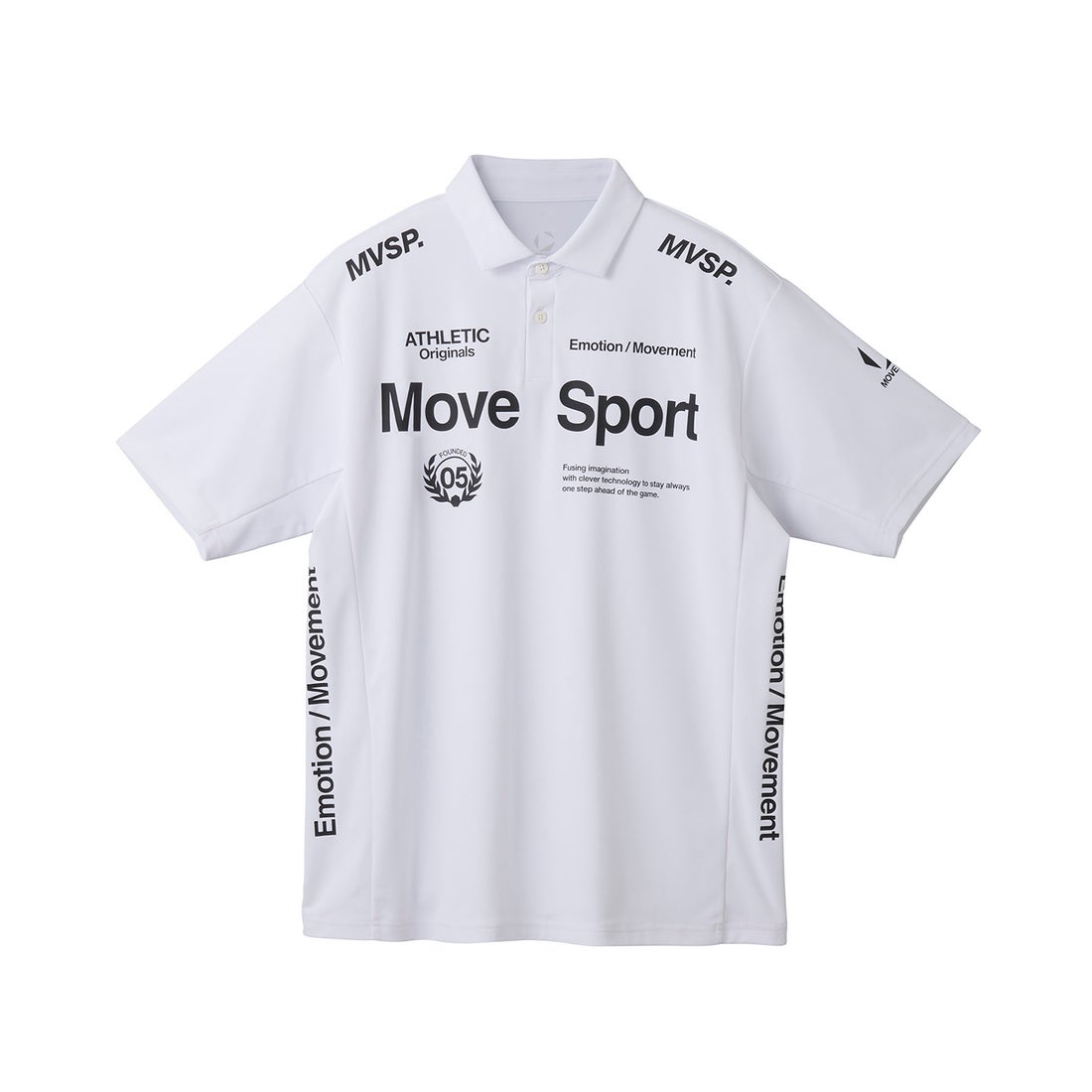 ムーブスポーツ MoveSport Sunscreen NIR ミニ鹿の子 ポロシャツ