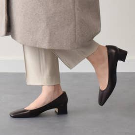 ファビオルスコーニ FABIO RUSCONI スクエアトウフレアヒールパンプス