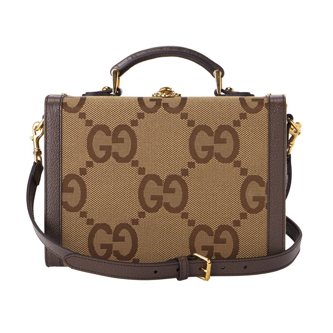 グッチ GUCCI ショルダーバッグ ジャンボ GG キャンバス TOP HANDLE
