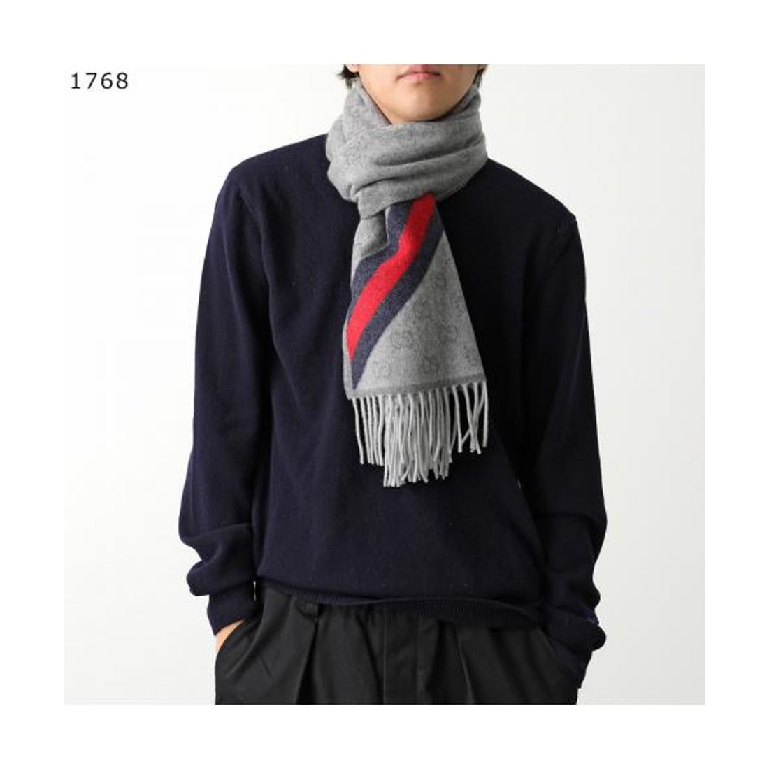 グッチ GUCCI GUCCI マフラー 570603 3G200 GGロゴ ウール （4068
