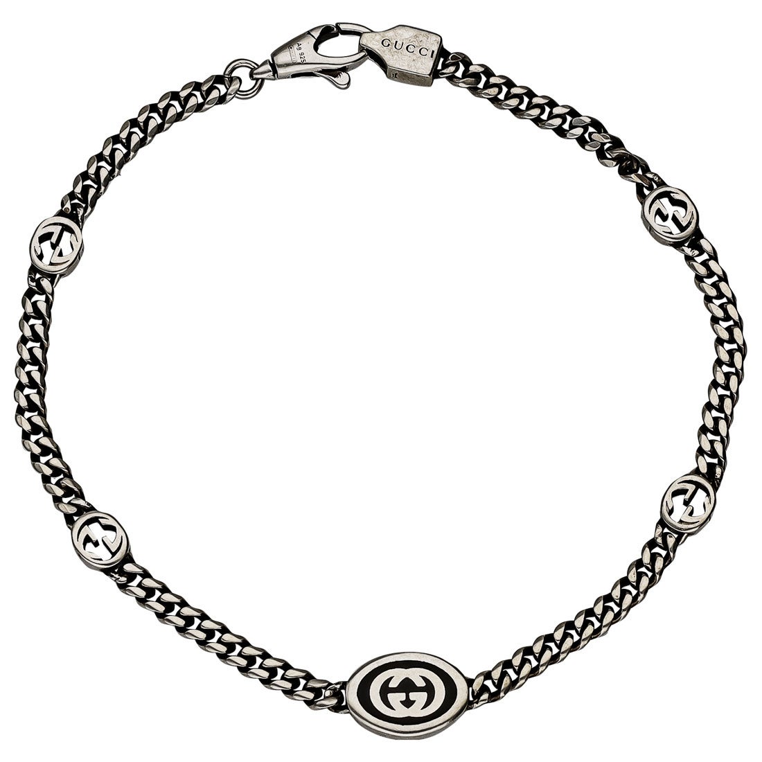 グッチ GUCCI 678657-J8410 ブレスレット インターロッキングG メンズ