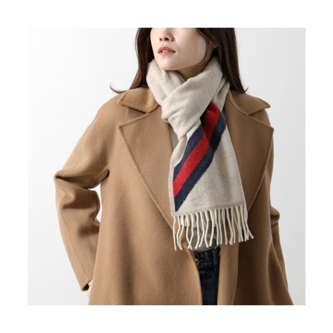 グッチ GUCCI GUCCI マフラー 570603 3G200 GGロゴ ウール （4068