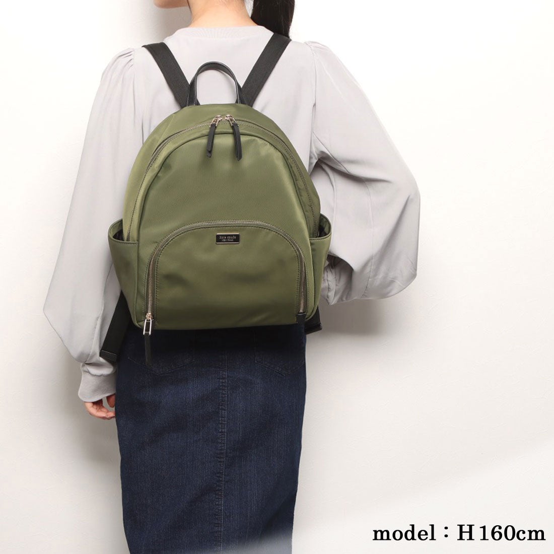 ケイトスペードニューヨーク kate spade new york ☆カーキグリーン