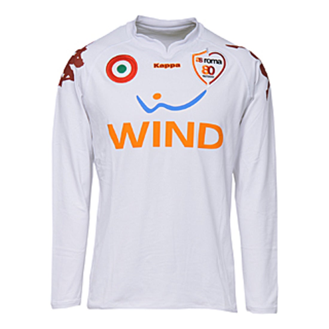 Kappa ASローマ 07/08 ユニフォーム アウェイ長袖 FMHG7052K W*1 代表