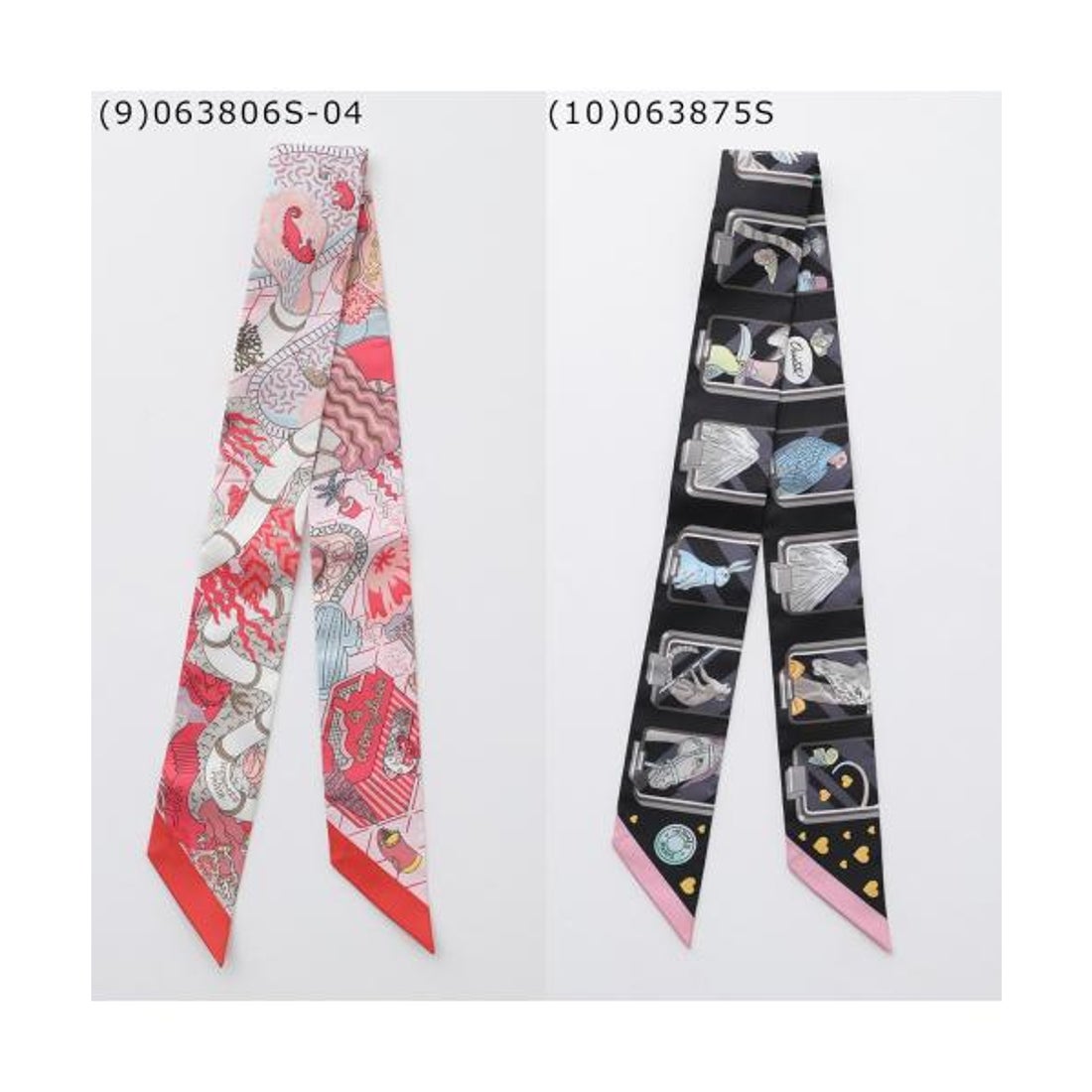 エルメス Hermes HERMES ツイリー スカーフ TWILLY シルク バンダナ