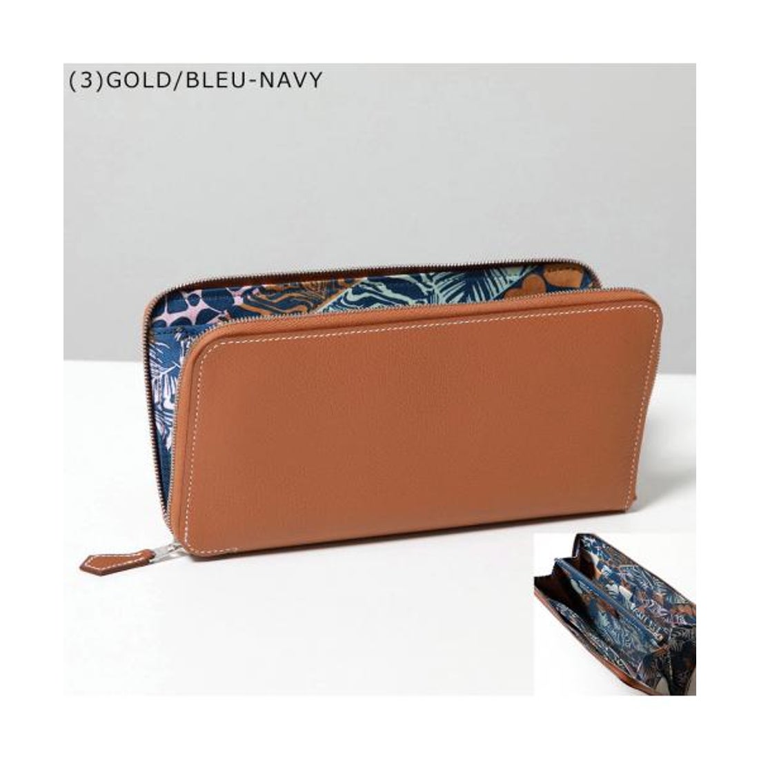 エルメス Hermes HERMES 長財布 アザップ シルクイン ロング H085239CK