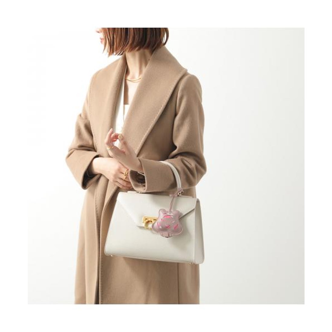エルメス Hermes HERMES チャーム トラH プティ アッシュ PETIT H
