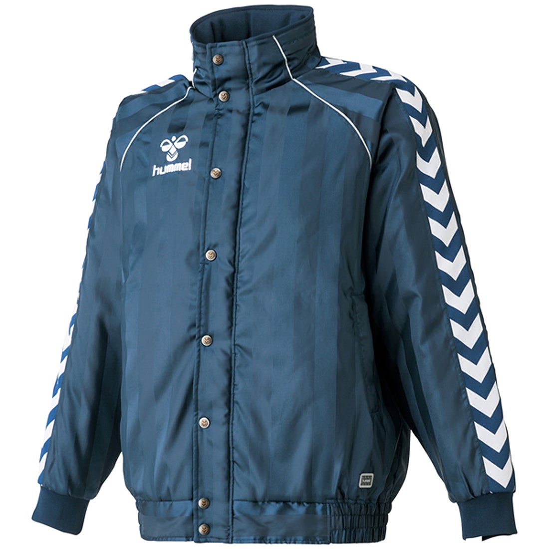 hummel ヒュンメル 中綿入りウォーマージャケット(ネイビー) HAW2055