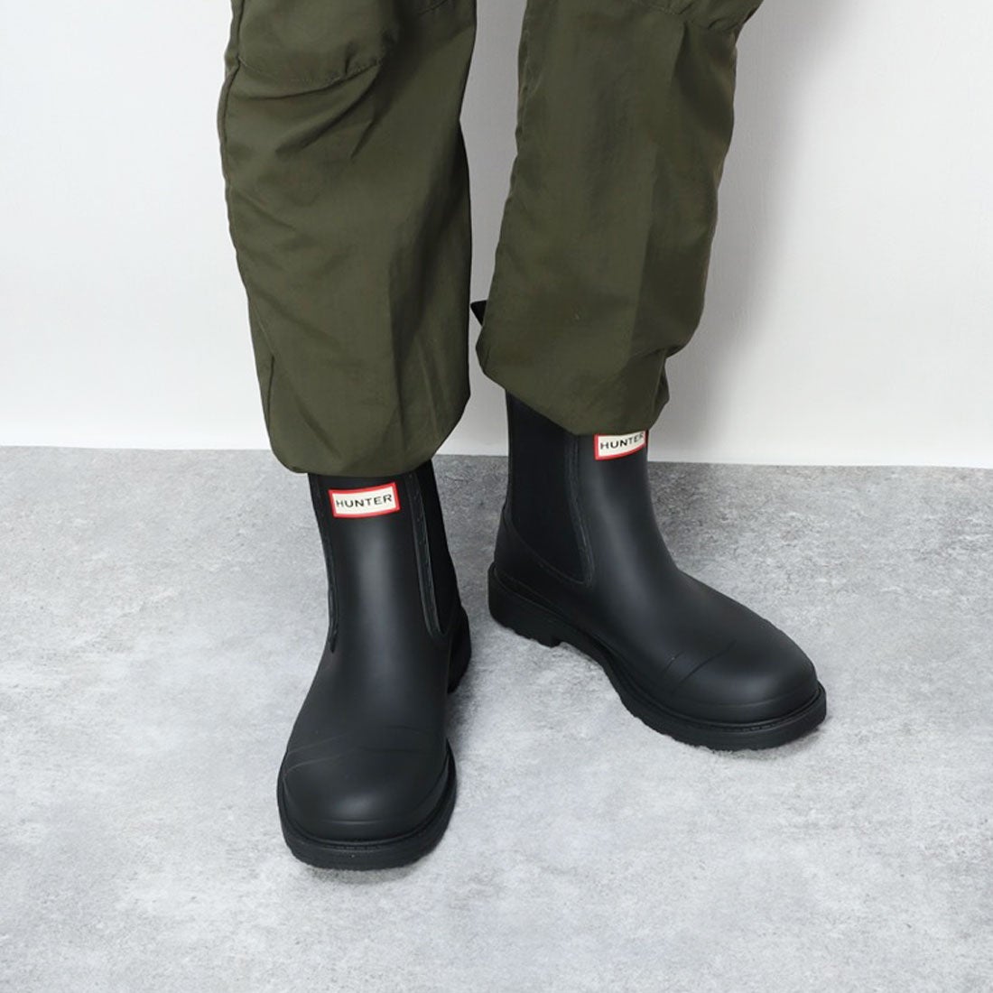 ハンター HUNTER 【メンズ】コマンドチェルシーブーツ （BLACK） -waja