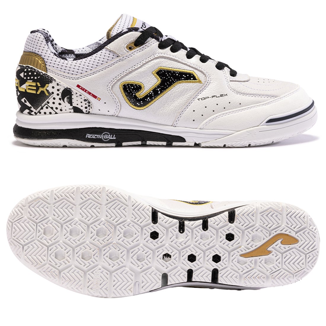 Joma ホマ トップフレックス リバウンド IN(ホワイト ブラック