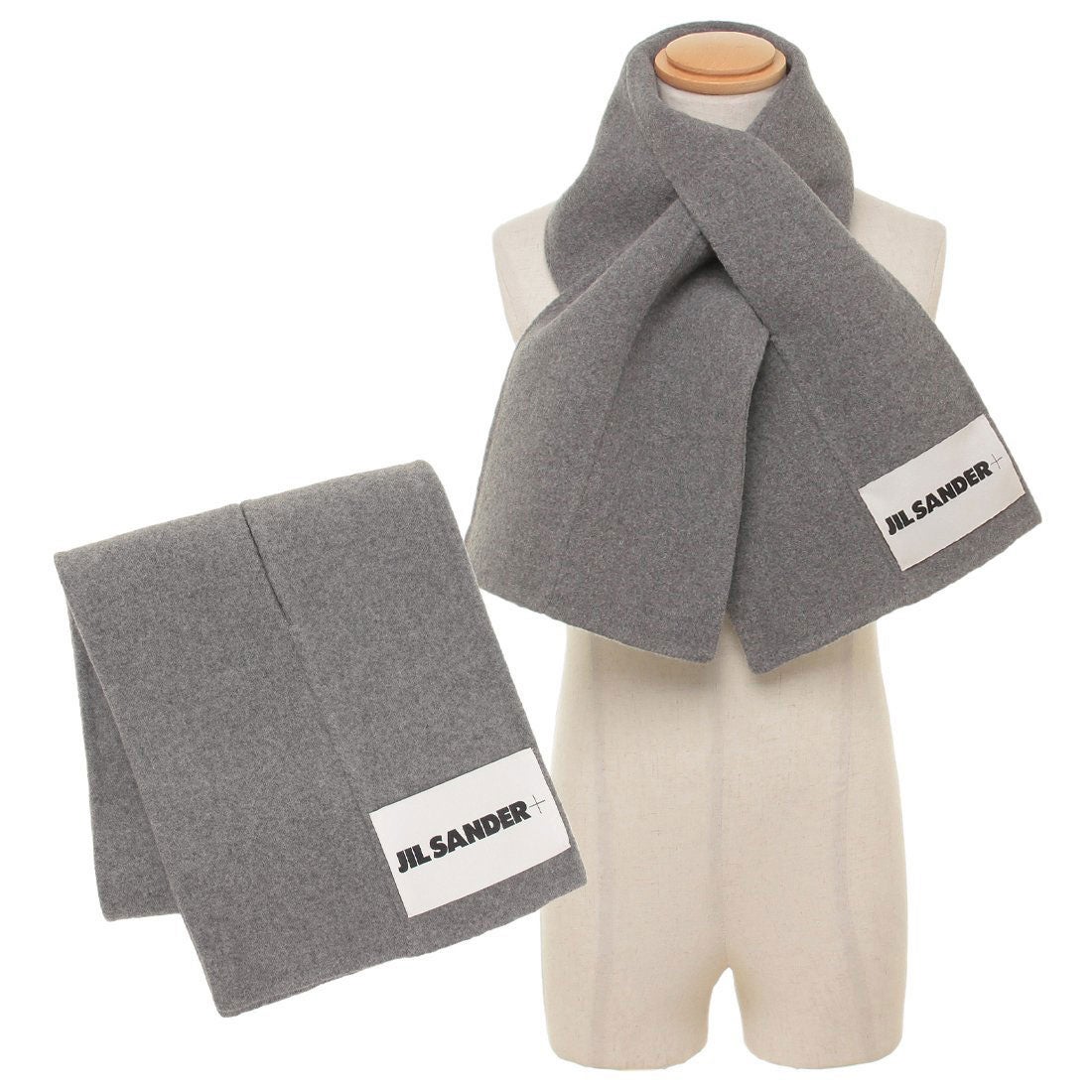 ジルサンダー Jil Sander マフラー ジルサンダープラス グレー メンズ