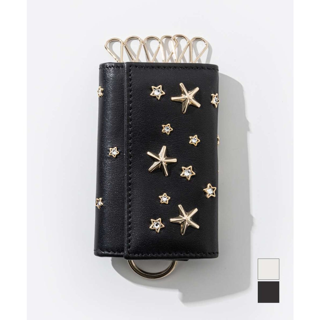ジミー チュー JIMMY CHOO NEPTUNE CZN キーケース レディース 6連