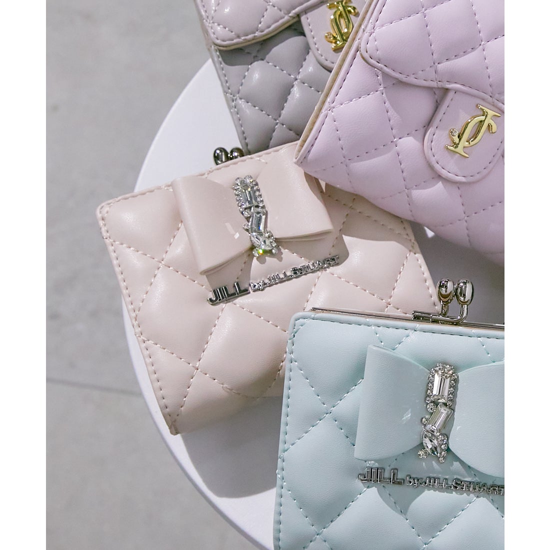ジルバイジルスチュアート JILL by JILLSTUART RIBBONキルトウォレット