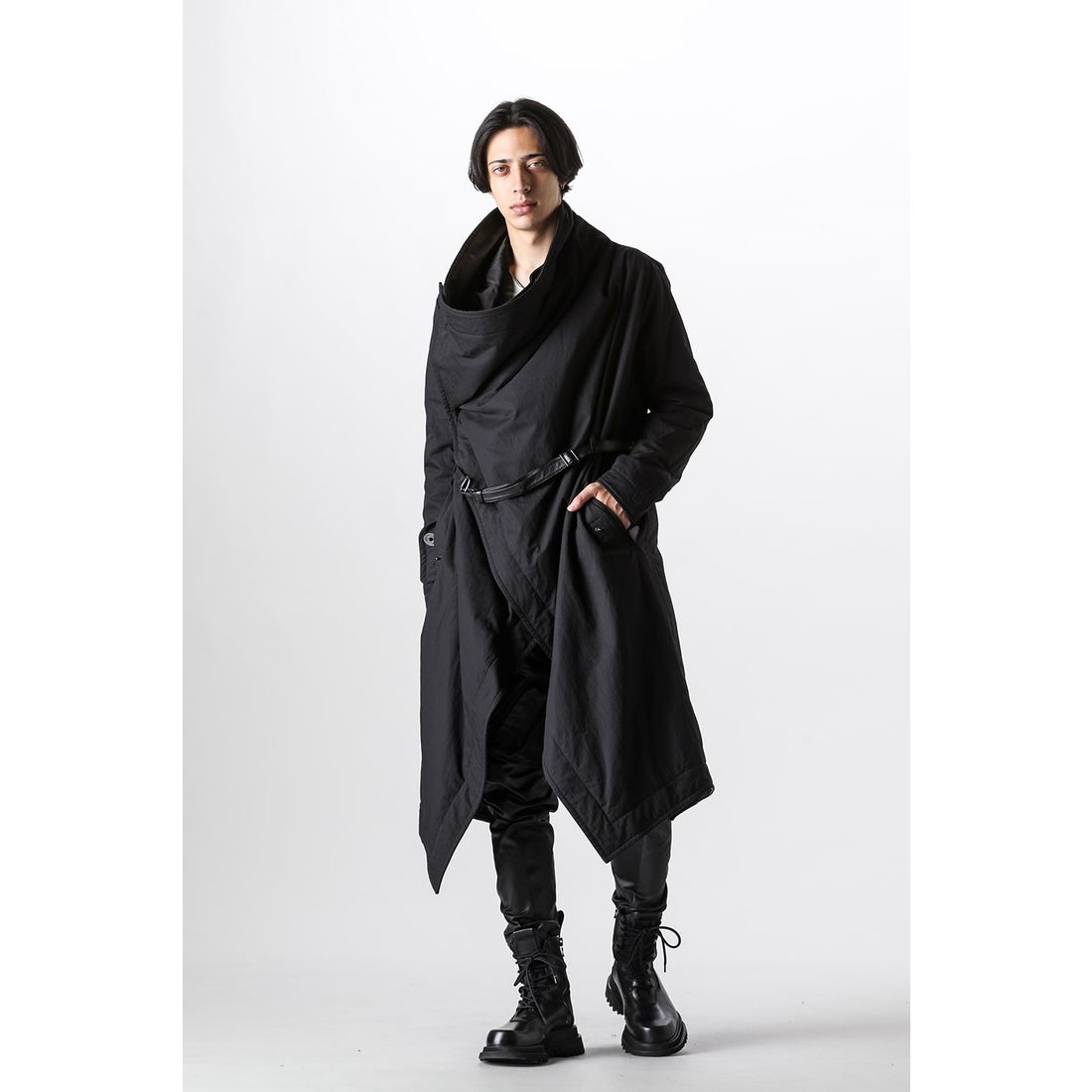 2010AW JULIUS ドレープラッピングコート ユリウス archive 2010AW