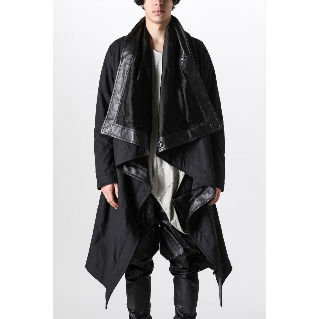 ユリウス JULIUS Long Wrap Coat （Black） 通販 大阪心斎橋/京都