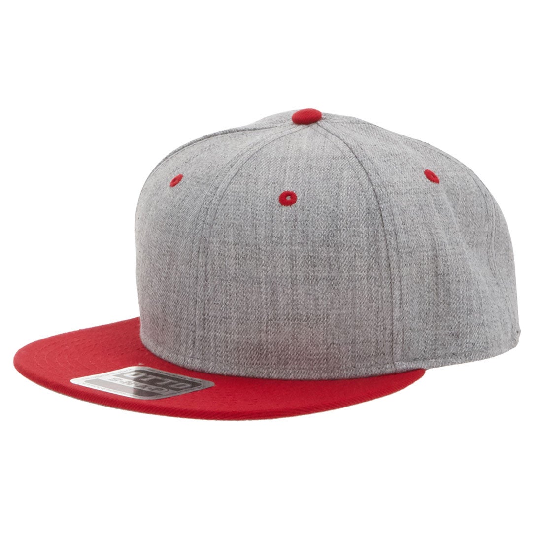 オットー OTTO #1054 Heather Wool Blend Twill Flat Visor （4.RD