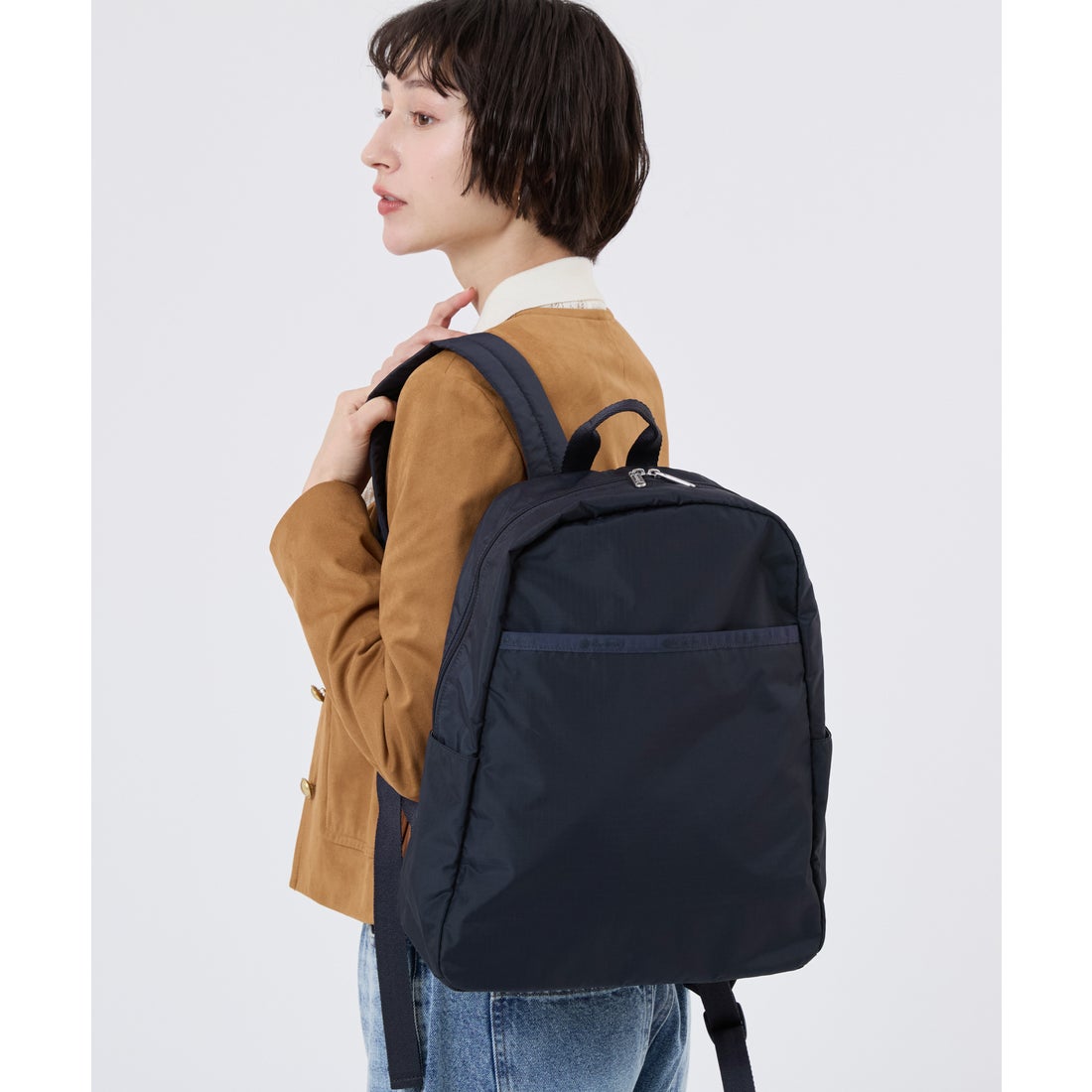 レスポートサック LeSportsac DAILY BACKPACK （ディープシーブルー