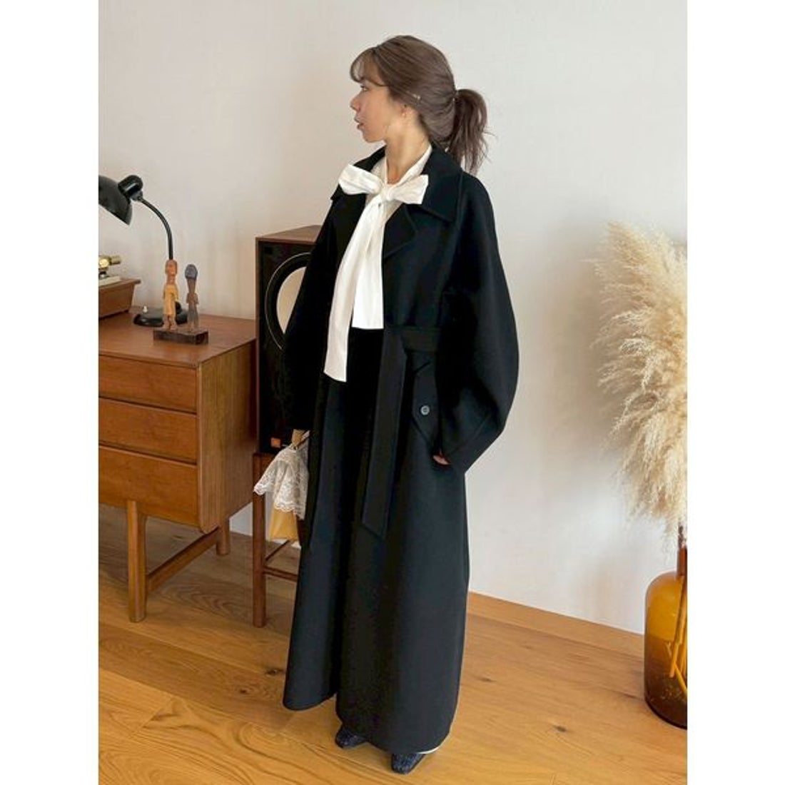 リリーブラウン LILY BROWN ステンカラーリバーコート （BRW