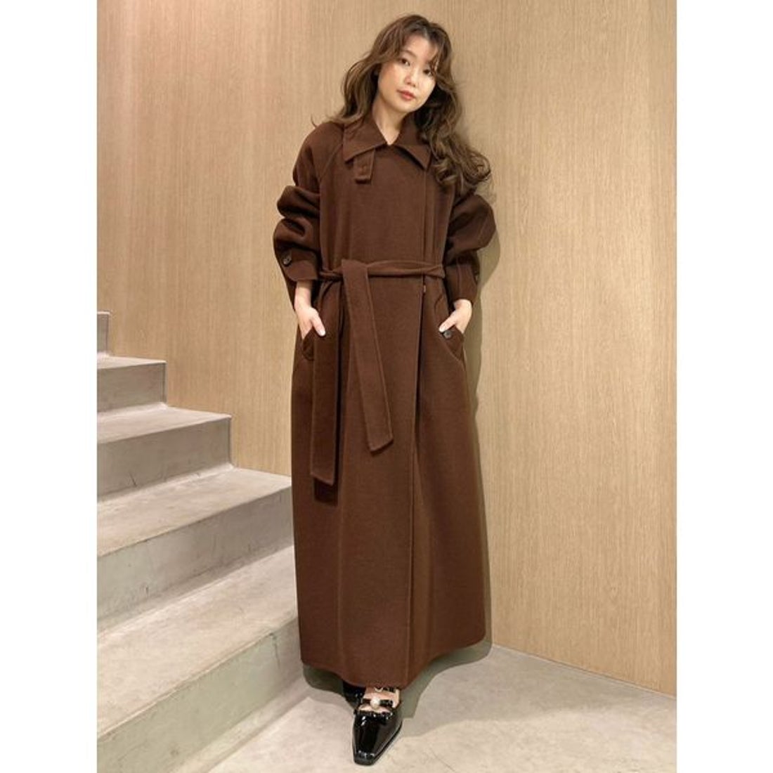 リリーブラウン LILY BROWN ステンカラーリバーコート （BRW