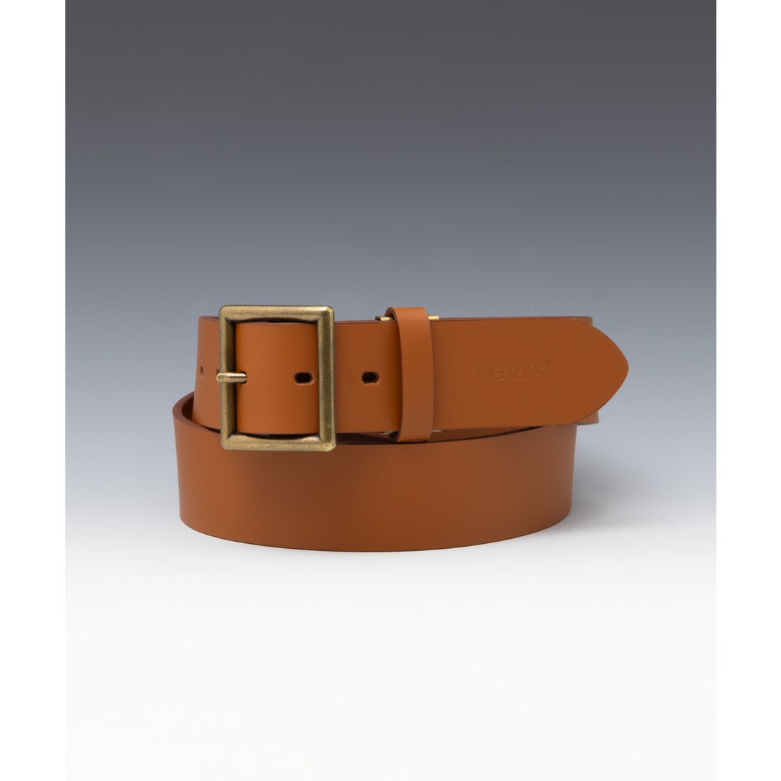 リーバイス LEVI'S 40mmカジュアルレザーベルト （ブラウン