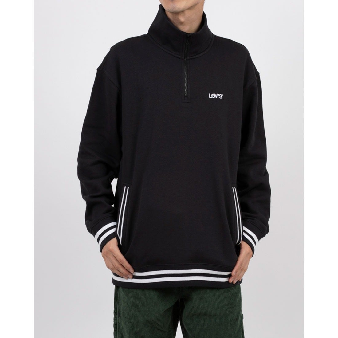 Burberry レディース ブラック ハーフジップ シャツ M ハーフジップ