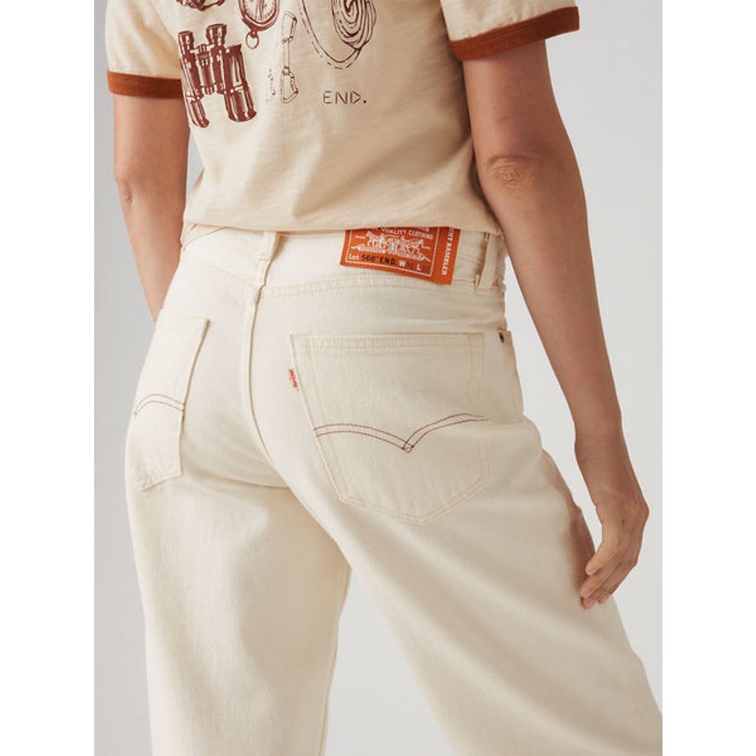リーバイス LEVI'S LEVI'S(R) X END 568(TM) STAY LOOSE ホワイト