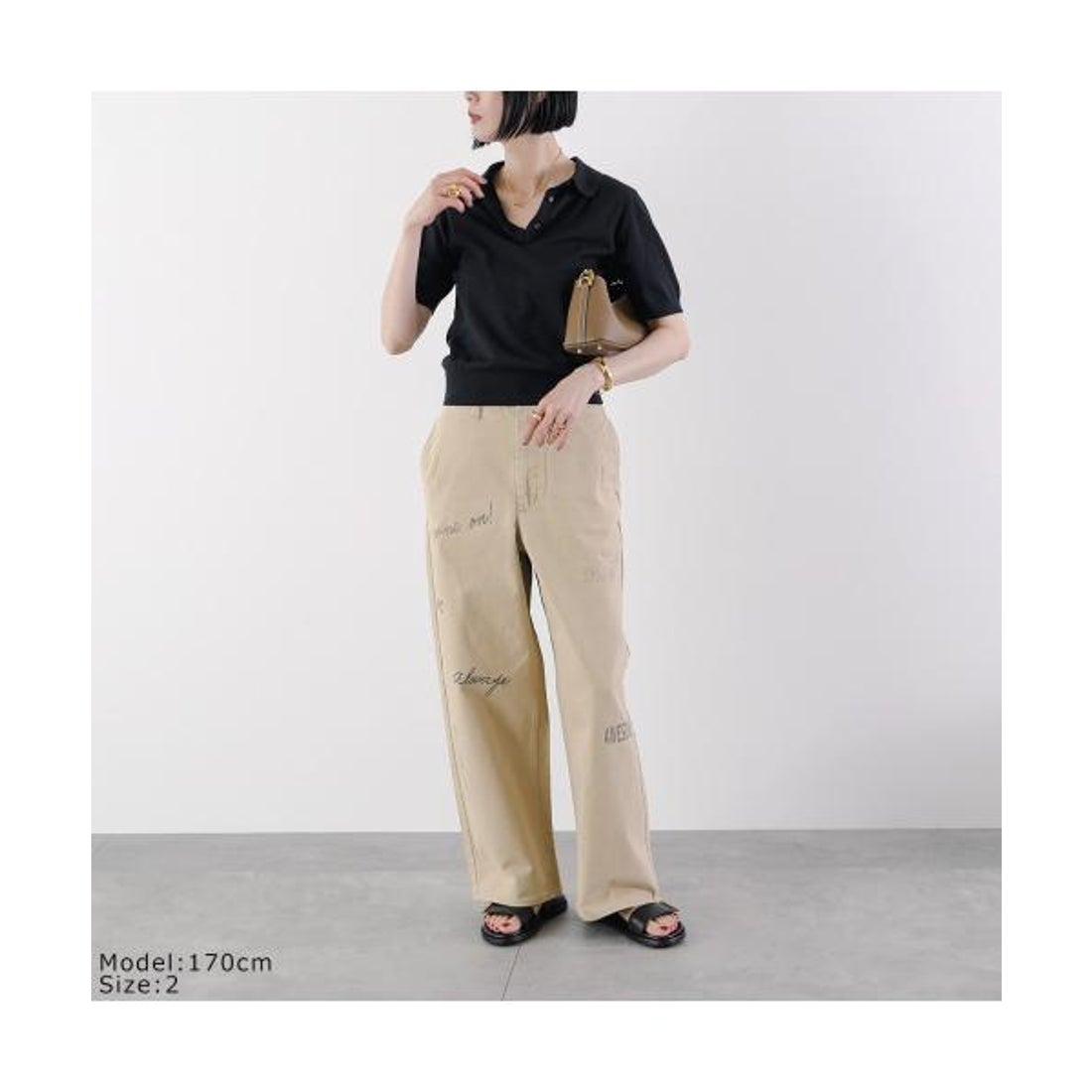 ル・メランジュ Le Melange Le Melange チノパンツ 8523507 コットン