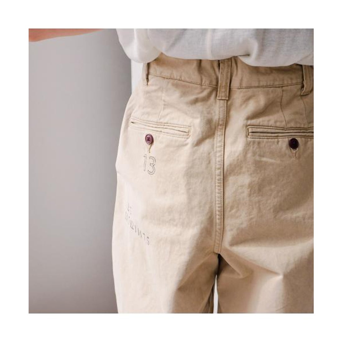 ル・メランジュ Le Melange Le Melange チノパンツ 8523507 コットン