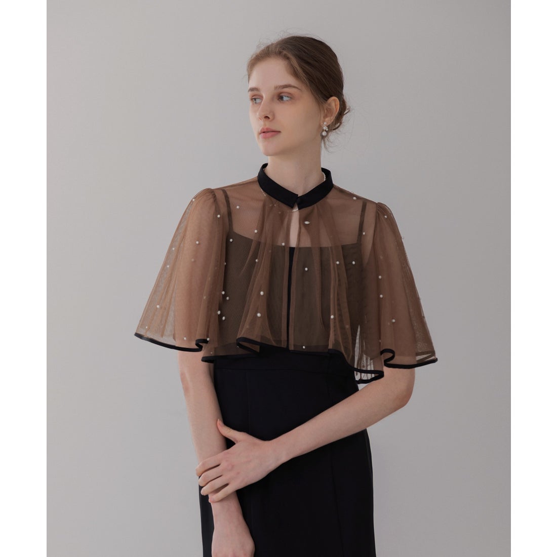 レジャ Leja パールパイピングボレロ付き2wayマーメイドフレアロング