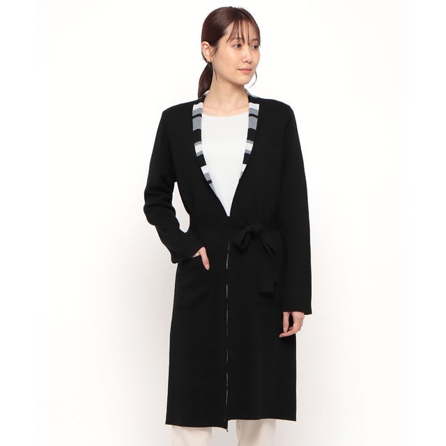 マダム ジョコンダ MADAM JOCONDE ウールダブルフェイス リバーコート