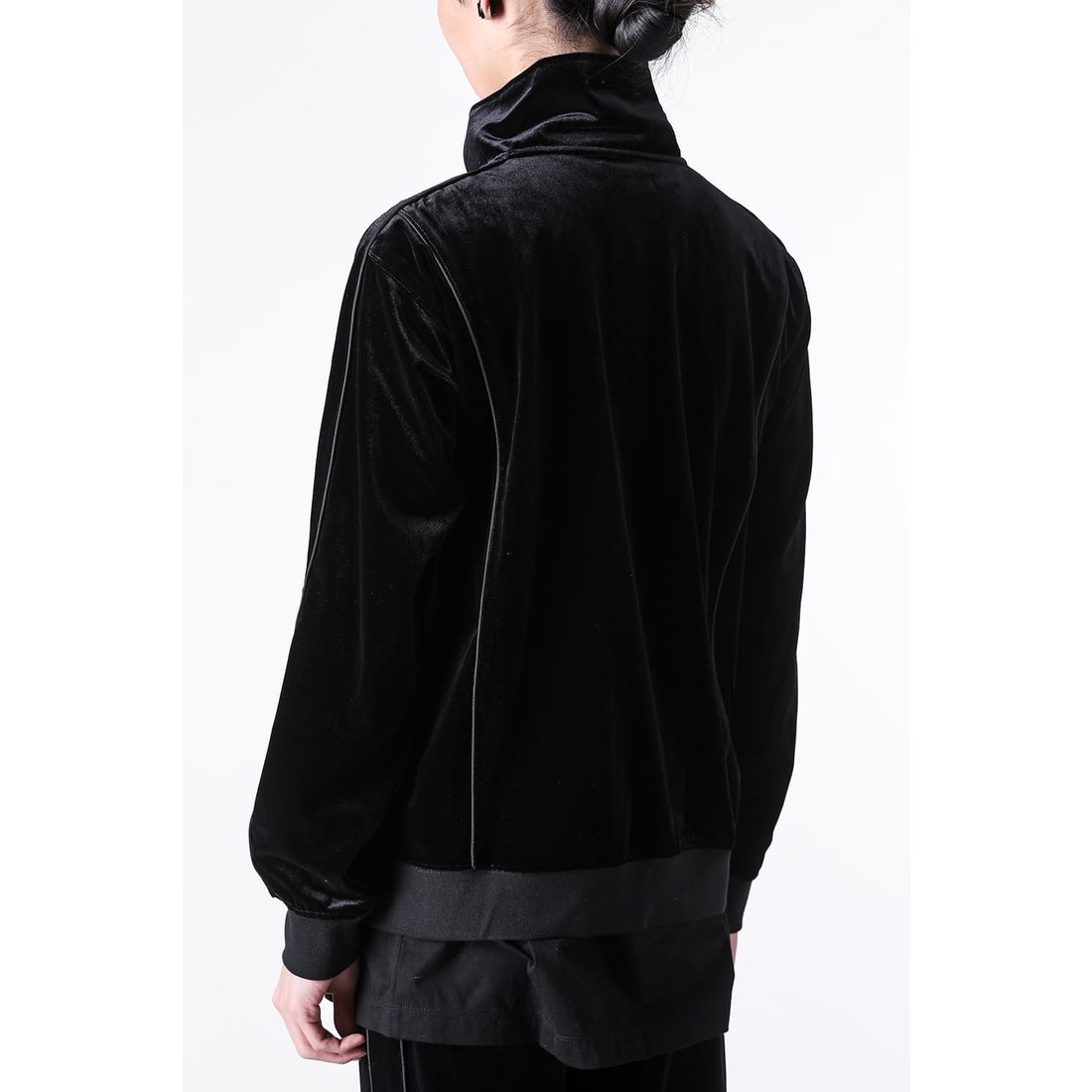 ラストネスト LAST NEST Velour Emb Track Jacket V2 （Black） -FASCINATE