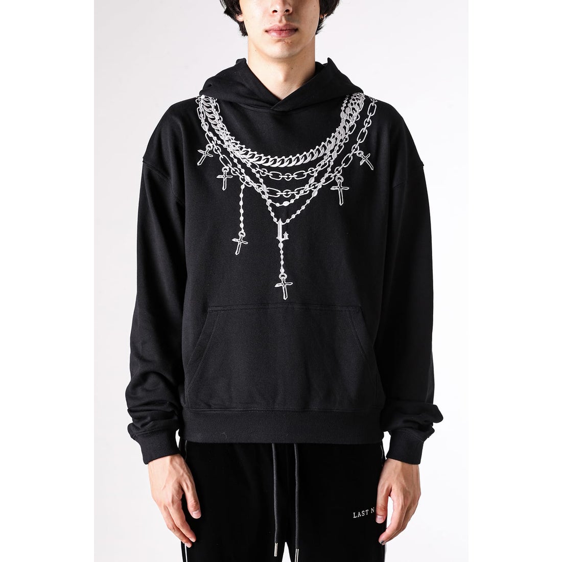 ラストネスト LAST NEST Necklace Hoodie （Black） -FASCINATE