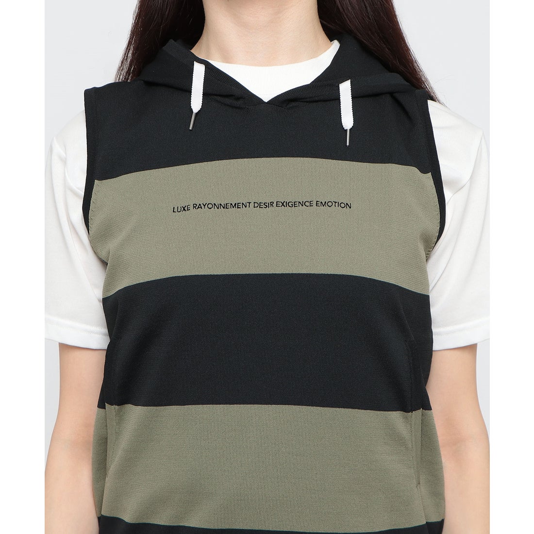 LANVIN SPORT 【WEB限定】パーカーニットベスト -デサントストア