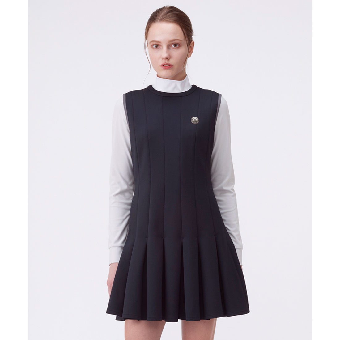 ランバン スポール LANVIN SPORT タックワンピース【UV/吸汗