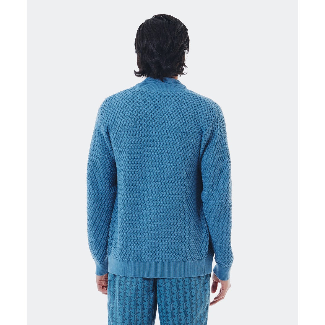 ラコステ LACOSTE バスケットニットジップアップ / ダブルジップ