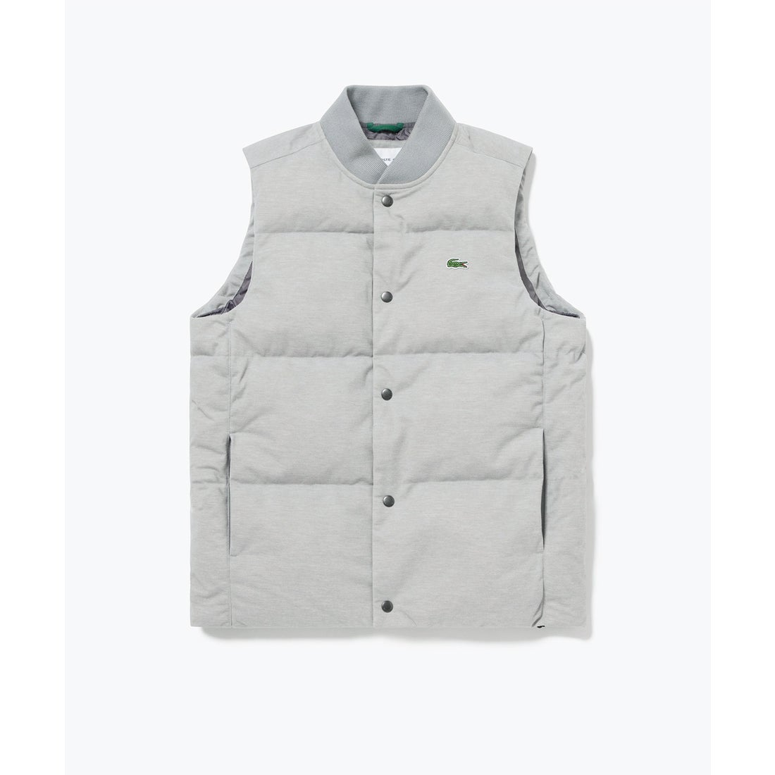 ラコステ LACOSTE ピケダウンベスト （グレー） -アウトレット通販