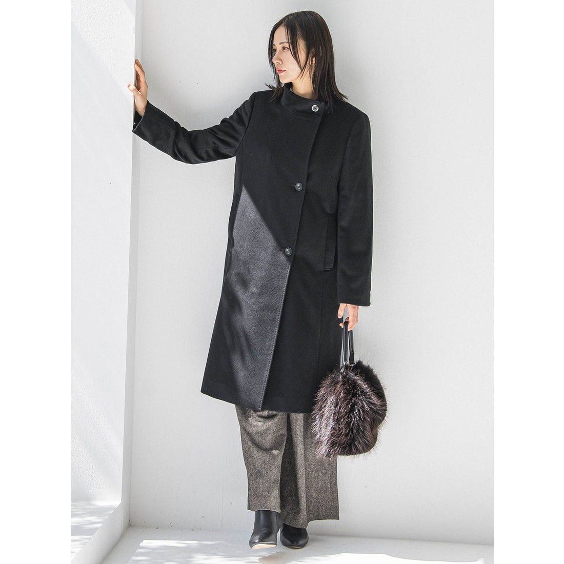 ロートレアモン LAUTREAMONT プレミアムウールカシミヤロングコート