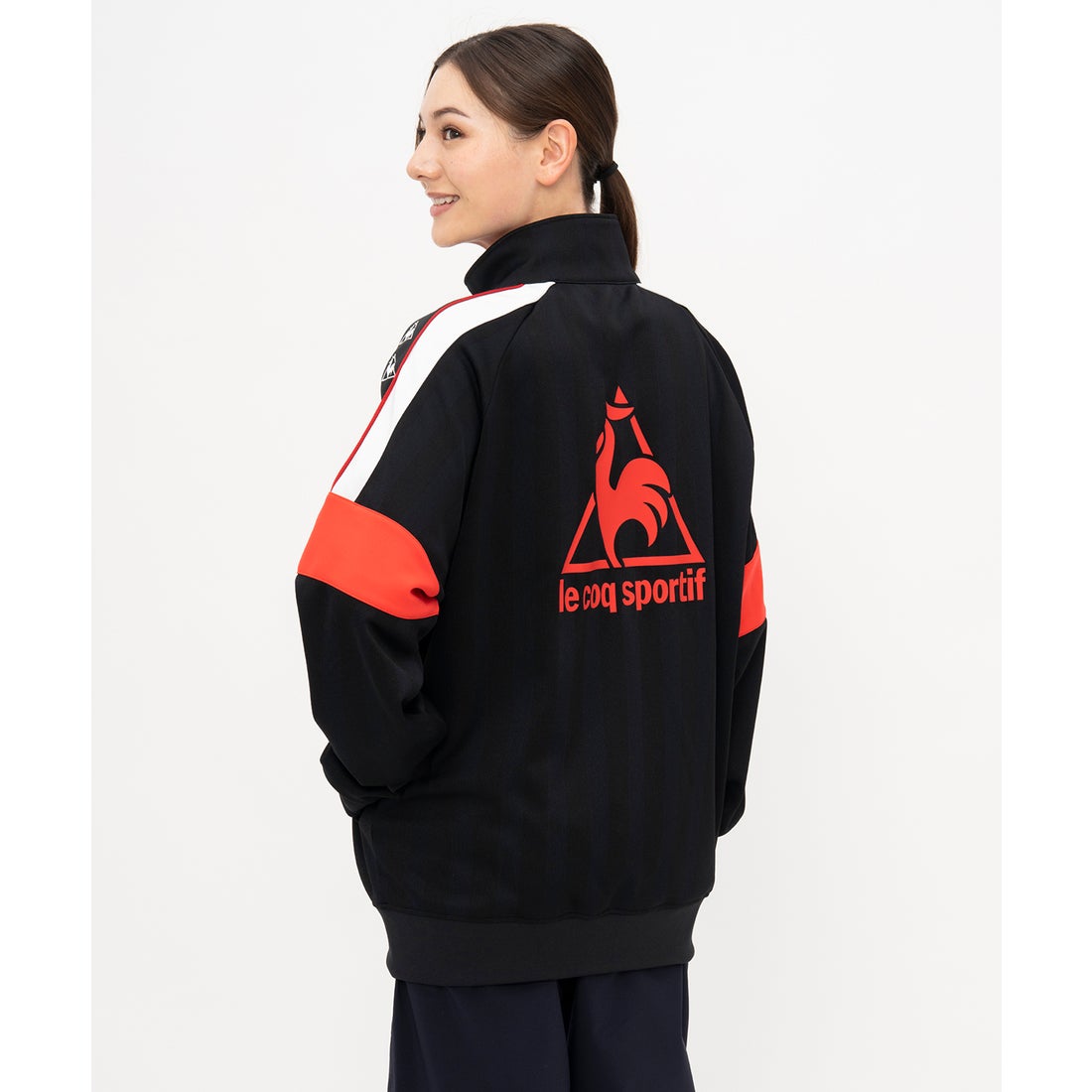 ルコックスポルティフ le coq sportif ストライプジャージジャケット