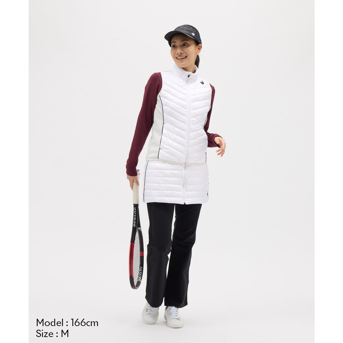ルコックスポルティフ le coq sportif パディングベスト -デサント