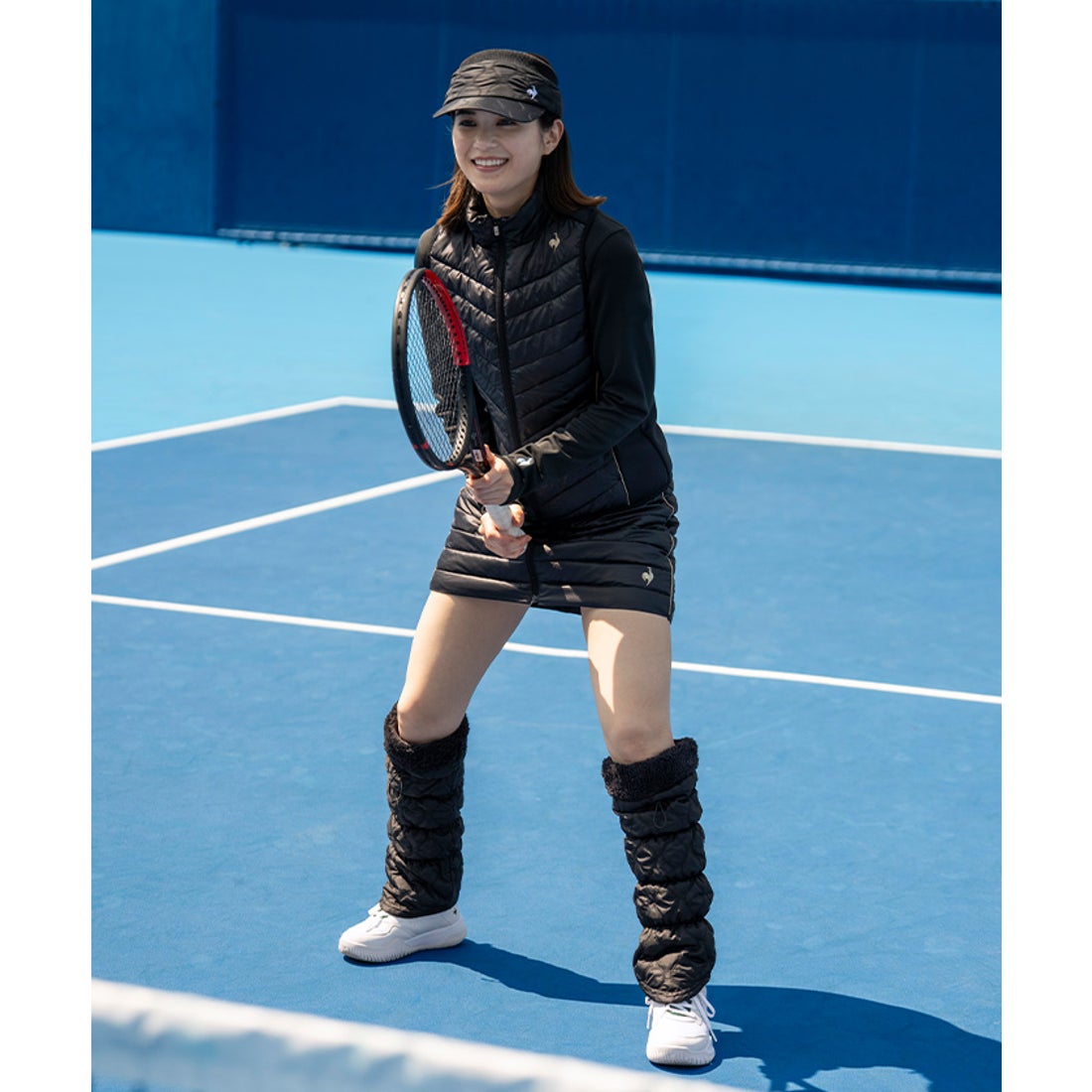 ルコックスポルティフ le coq sportif パディングベスト -デサント