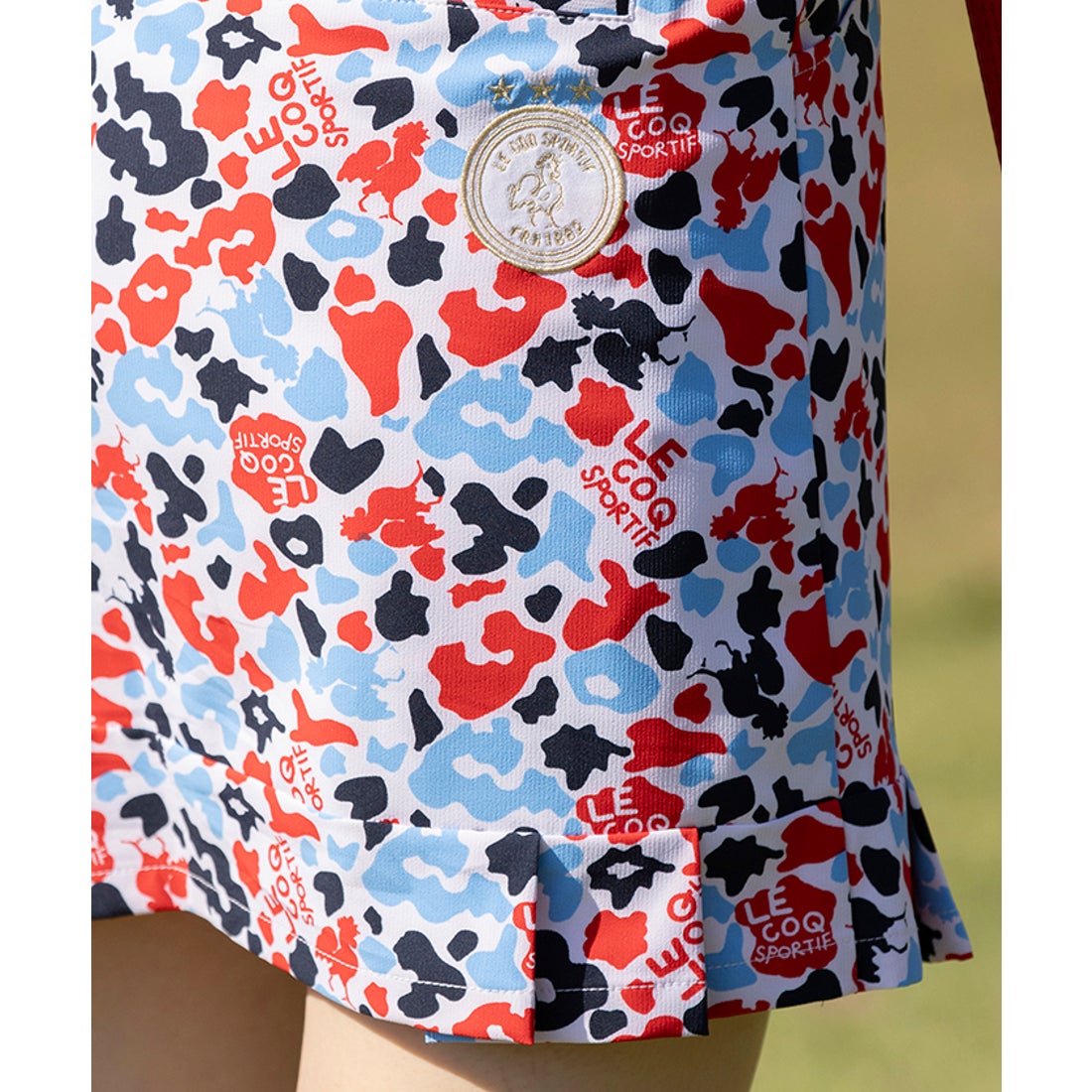 le coq sportif golf ニワトリアート総柄スカート -デサントストア