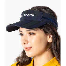 le coq sportif golf チェック柄サンバイザー -デサントストア