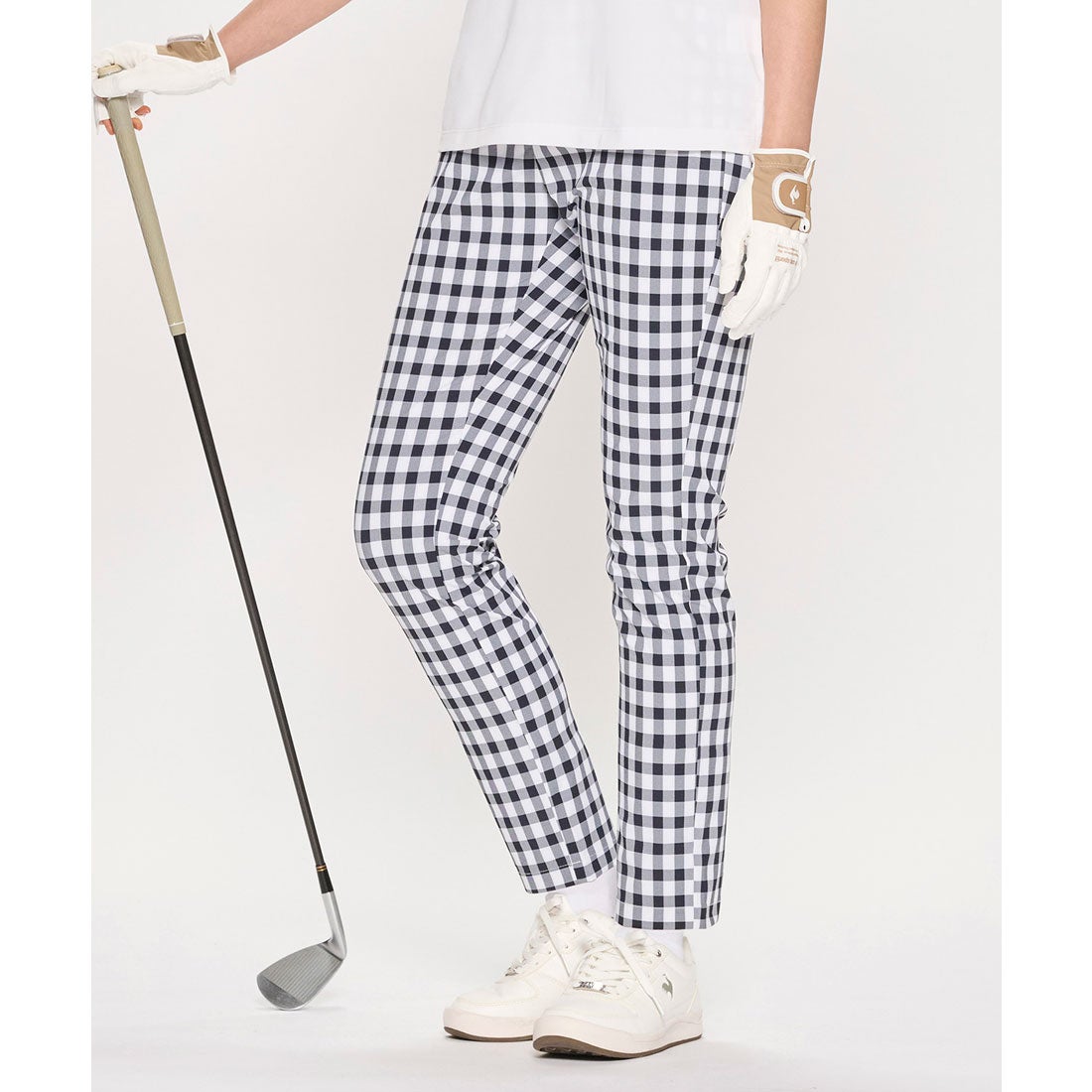 ルコックスポルティフ ゴルフ le coq sportif golf ギンガムチェック9